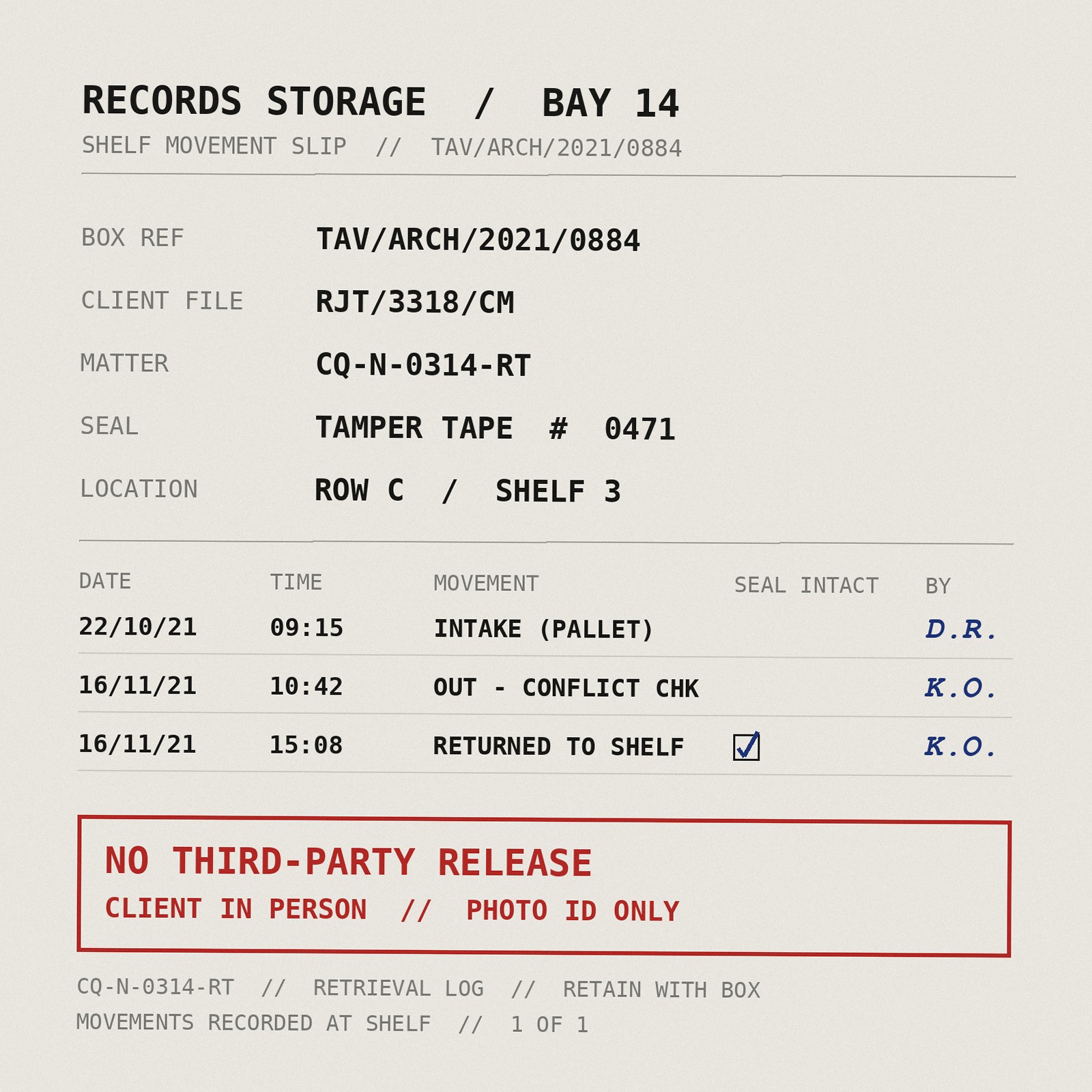 Artwork for Slip Three